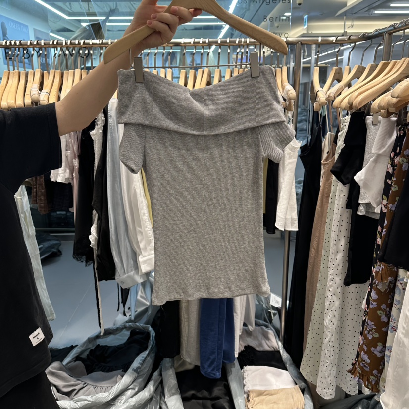 HONG.U韓國直郵女士新款休閑人氣職業推薦26夏季時尚T恤HONG.UT恤圖色2