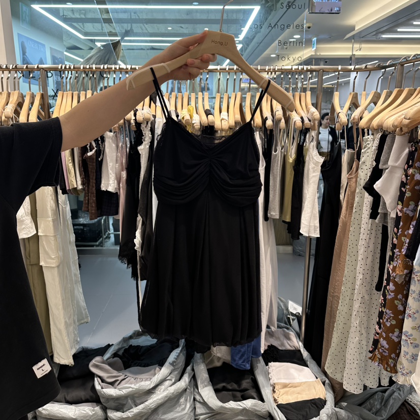 HONG.U韓國直郵實拍女裝新品休閑熱賣26春夏時尚吊帶背心HONG.U吊帶/背心圖色4