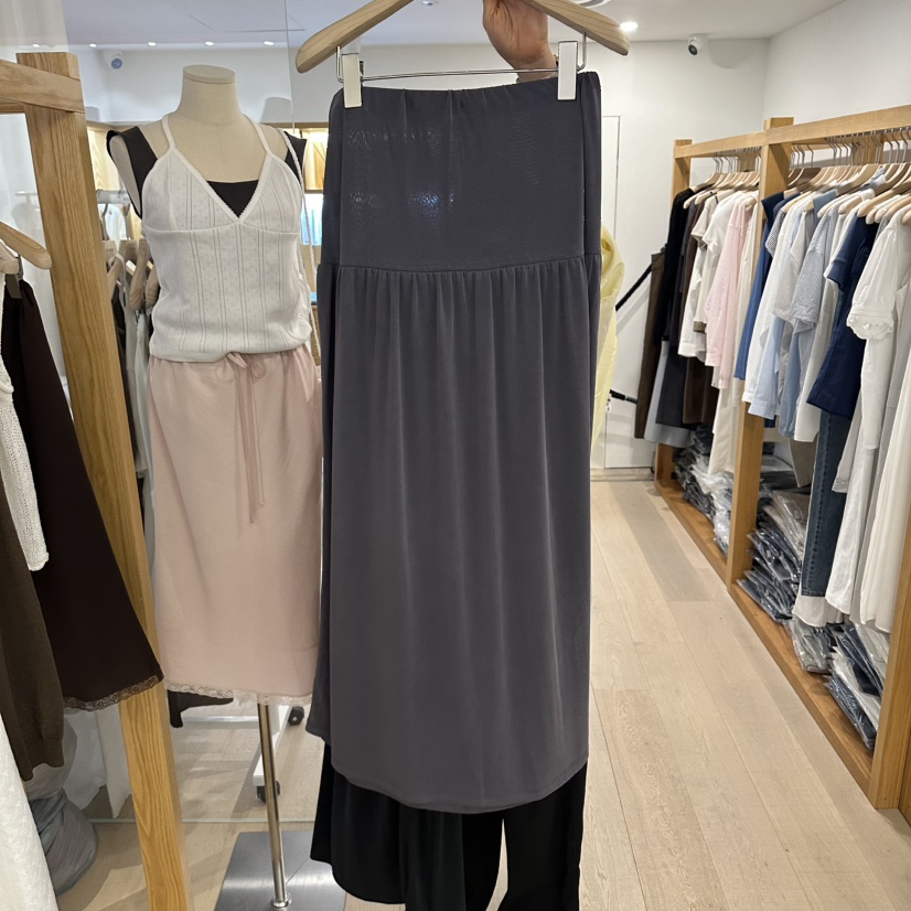ROUNDER韓國東大門代購女裝新品26春夏職業休閑時尚熱賣長裙ROUNDER長裙圖色2墨色