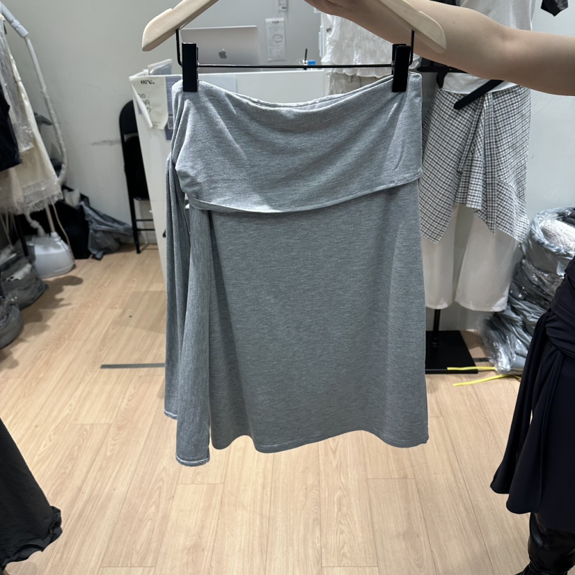ORE-P韓國直郵女士新品26春夏推薦半身裙中短裙不含腰帶ORE半身裙/中短裙
