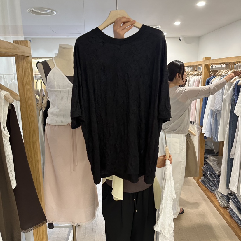 ROUNDER韓國代購女士新品職業推薦26春夏26夏季人氣熱賣T恤ROUNDERT恤圖色2