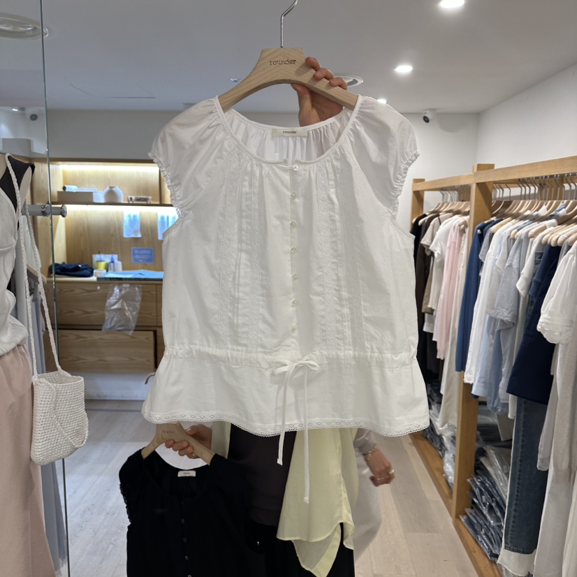 ROUNDER韓國東大門代購女裝新品26夏季時尚休閑26春夏吊帶背心ROUNDER吊帶/背心圖色1