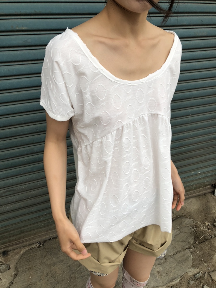 FLASH/I LOVE ME東大門實拍韓國女士新款26夏季26春夏T恤FLASH/I LOVE MET恤