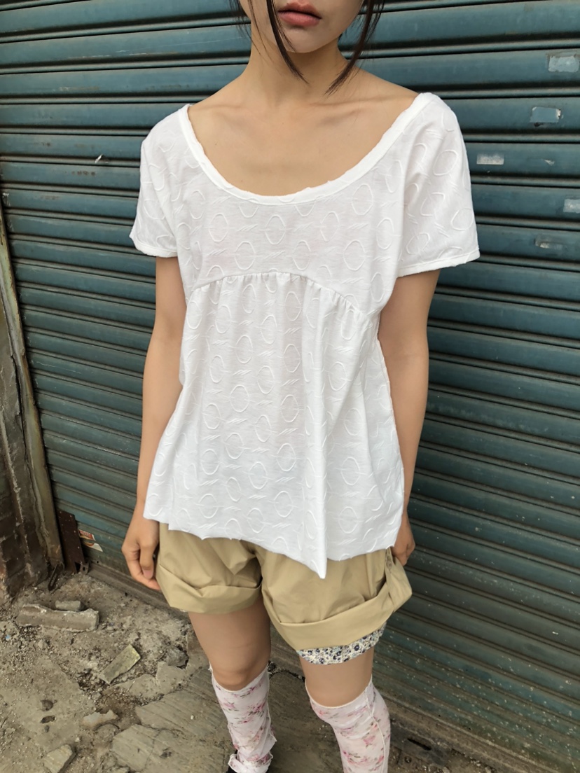 FLASH/I LOVE ME東大門實拍韓國女士新款26夏季26春夏T恤FLASH/I LOVE MET恤