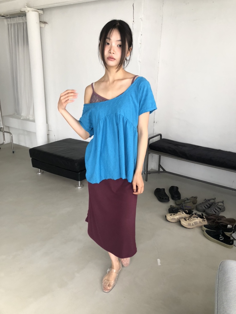 FLASH/I LOVE ME東大門實拍韓國女士新款26夏季26春夏T恤FLASH/I LOVE MET恤