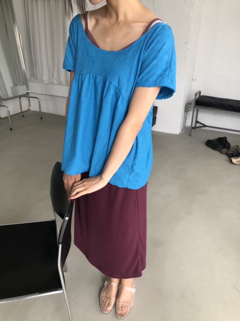 FLASH/I LOVE ME東大門實拍韓國女士新款26夏季26春夏T恤FLASH/I LOVE MET恤