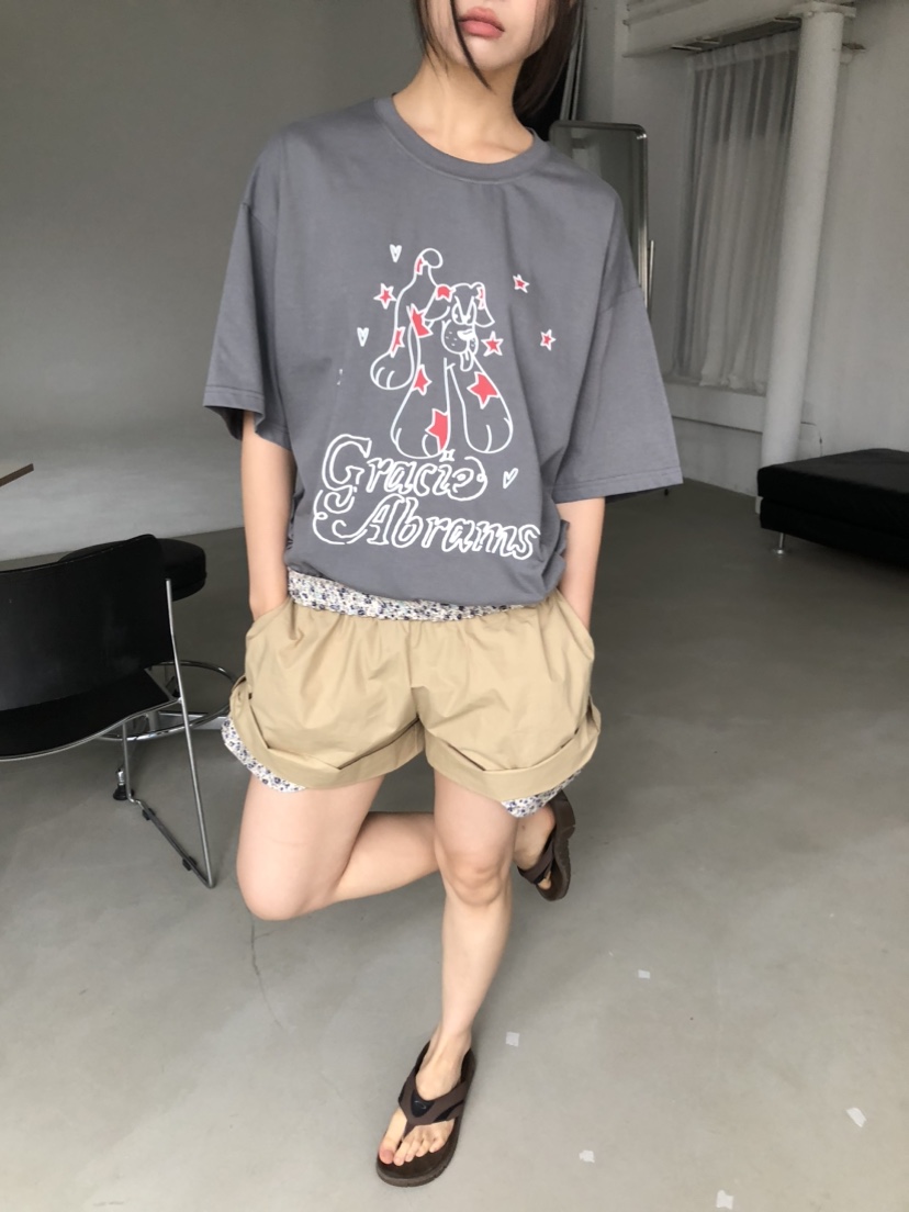 FLASH/I LOVE ME東大門實拍韓國女士新款時尚職業26夏季T恤FLASH/I LOVE MET恤