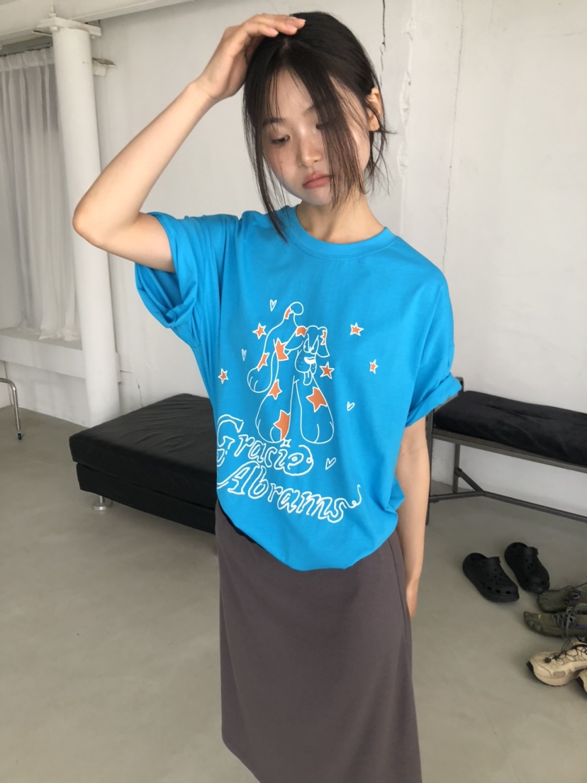 FLASH/I LOVE ME東大門實拍韓國女士新款時尚職業26夏季T恤FLASH/I LOVE MET恤