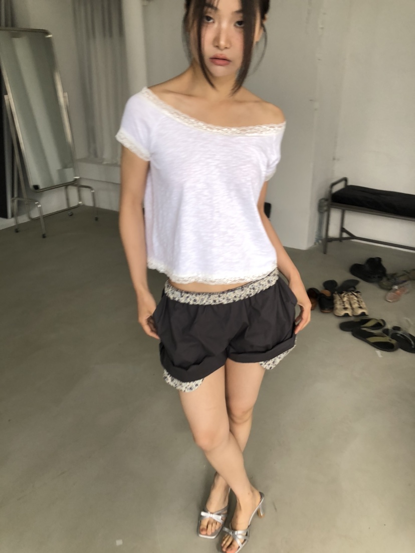 FLASH/I LOVE ME韓國東大門代購女裝新款休閑人氣推薦T恤FLASH/I LOVE MET恤