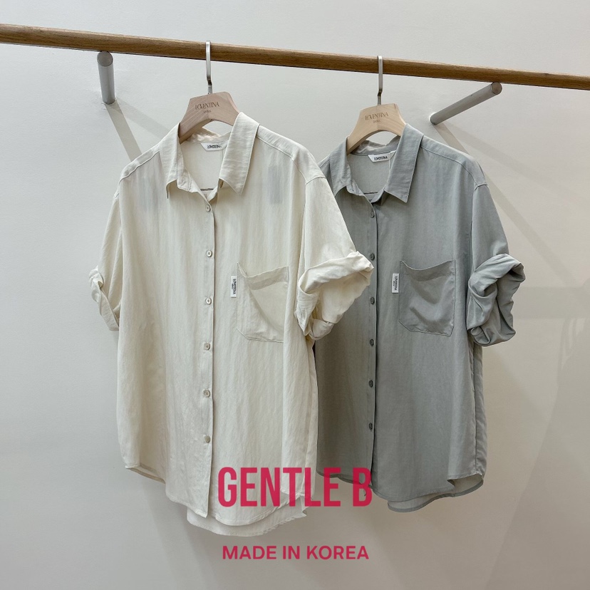 GENTLE B/LOVENTINA東大門實拍韓國女裝新款26夏季襯衫蕾絲衫GENTLE B/LOVENTINA襯衫/蕾絲衫