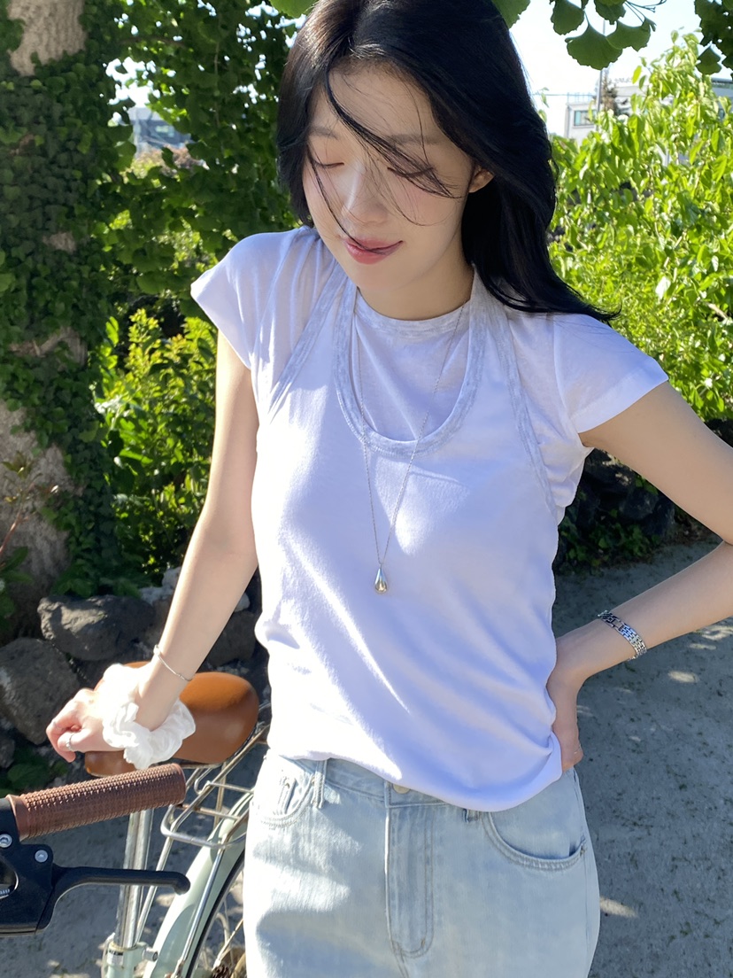 ERUME韓國直郵實拍女裝新品26夏季時尚26春夏職業人氣T恤ERUMET恤