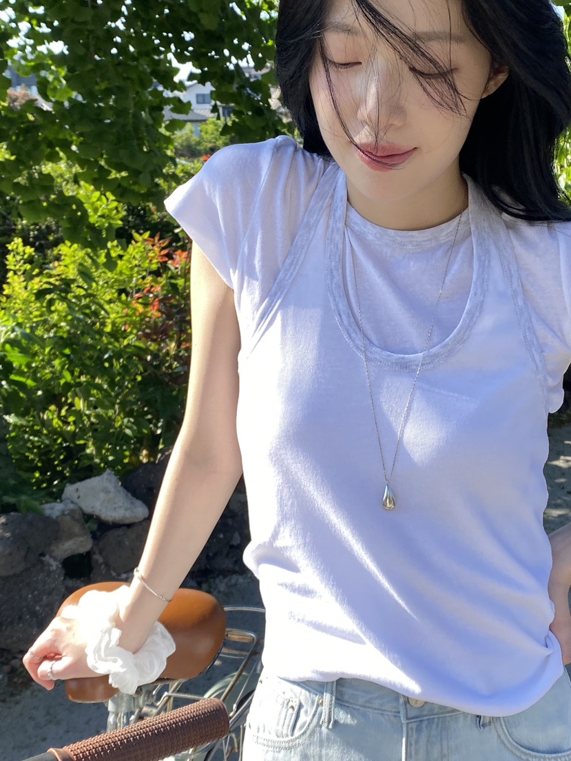 ERUME韓國直郵實拍女裝新品26夏季時尚26春夏職業人氣T恤ERUMET恤