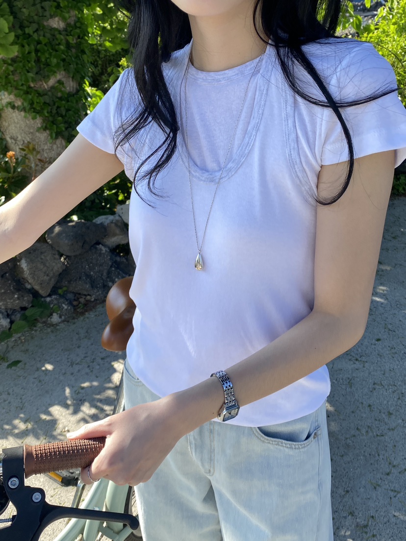ERUME韓國直郵實拍女裝新品26夏季時尚26春夏職業人氣T恤ERUMET恤