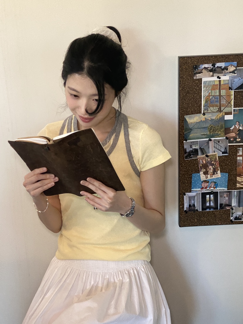 ERUME韓國直郵實拍女裝新品26夏季時尚26春夏職業人氣T恤ERUMET恤