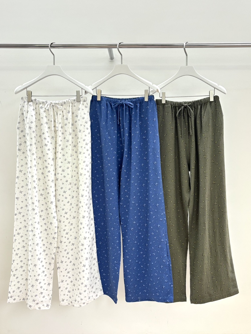 PEBBLE韓國直郵女士新品休閑26夏季推薦26春夏休閑褲亞麻布PEBBLE休閑褲