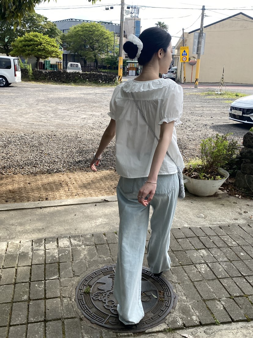 ERUME東大門實拍韓國女士新品推薦26夏季人氣熱賣襯衫蕾絲衫ERUME襯衫/蕾絲衫