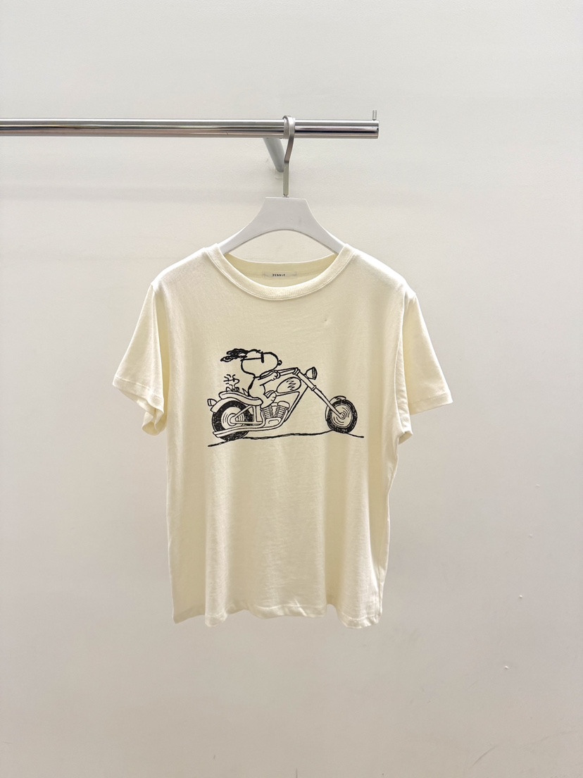 PEBBLE韓國代購女士新品26夏季人氣26春夏熱賣推薦T恤史努比PEBBLET恤圖色3