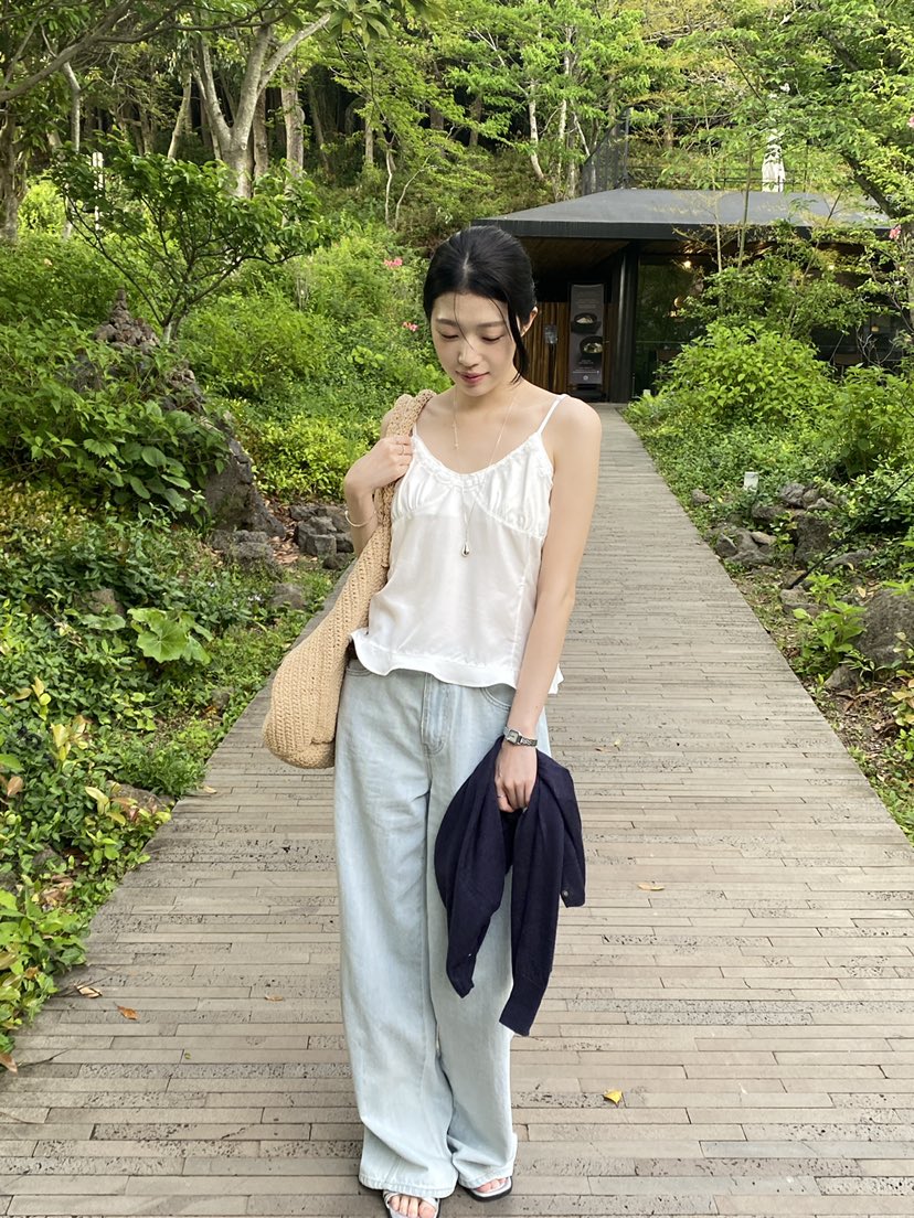 ERUME東大門實拍韓國女士新品推薦26夏季26春夏時尚吊帶背心ERUME吊帶/背心
