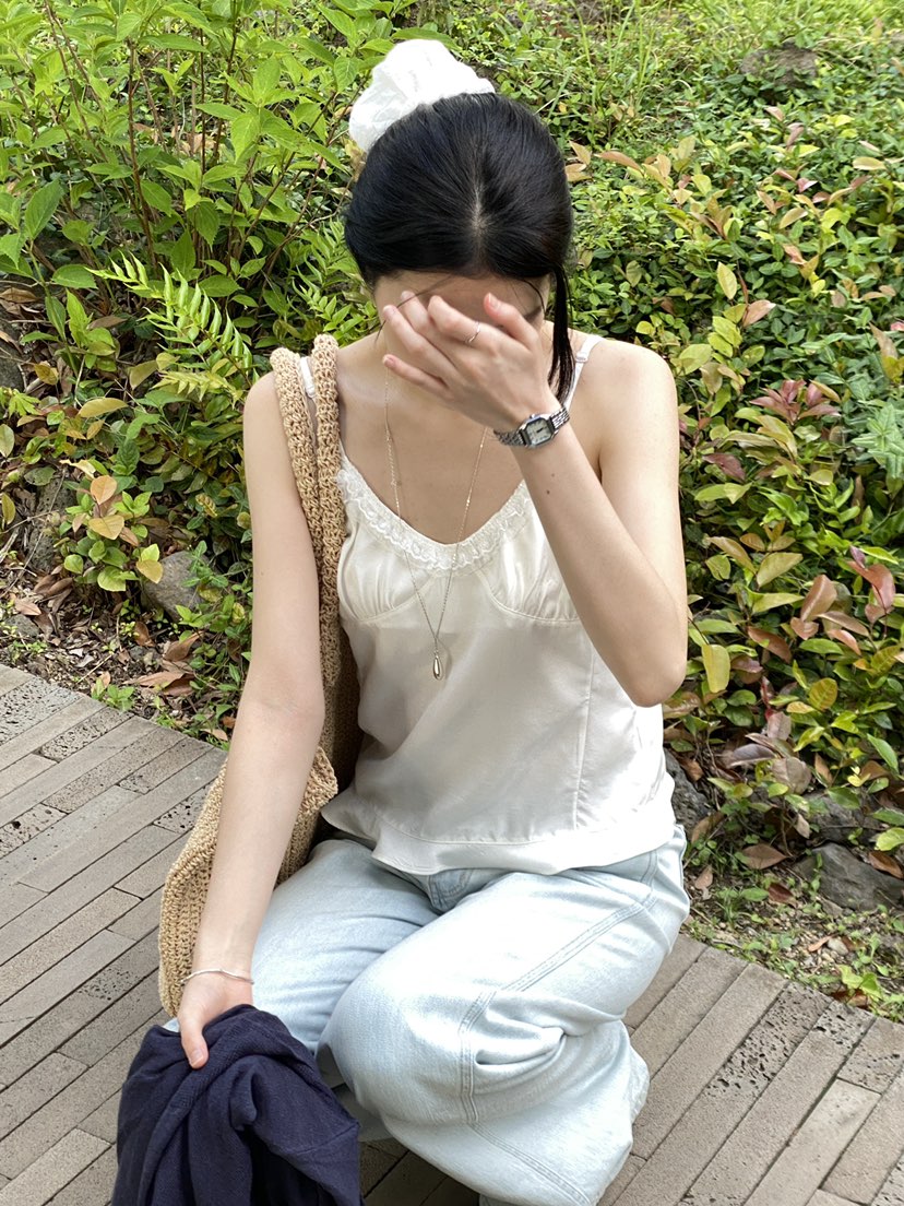 ERUME東大門實拍韓國女士新品推薦26夏季26春夏時尚吊帶背心ERUME吊帶/背心