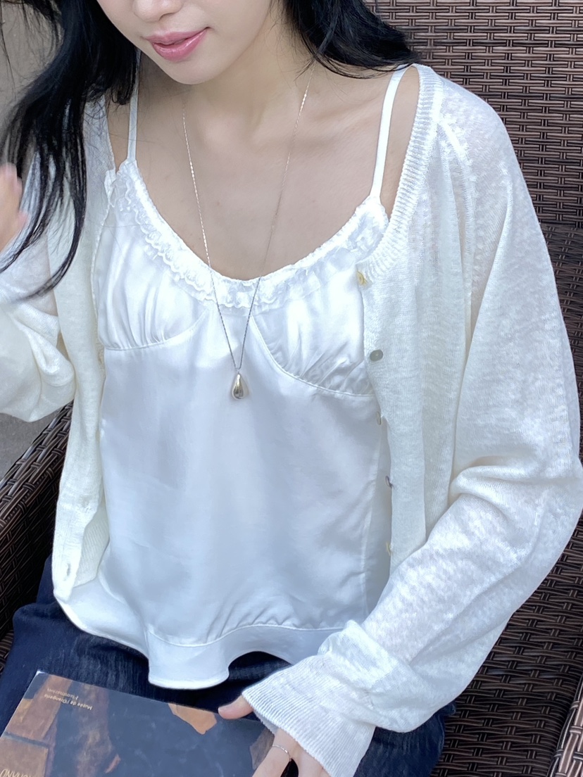 ERUME東大門實拍韓國女士新品推薦26夏季26春夏時尚吊帶背心ERUME吊帶/背心