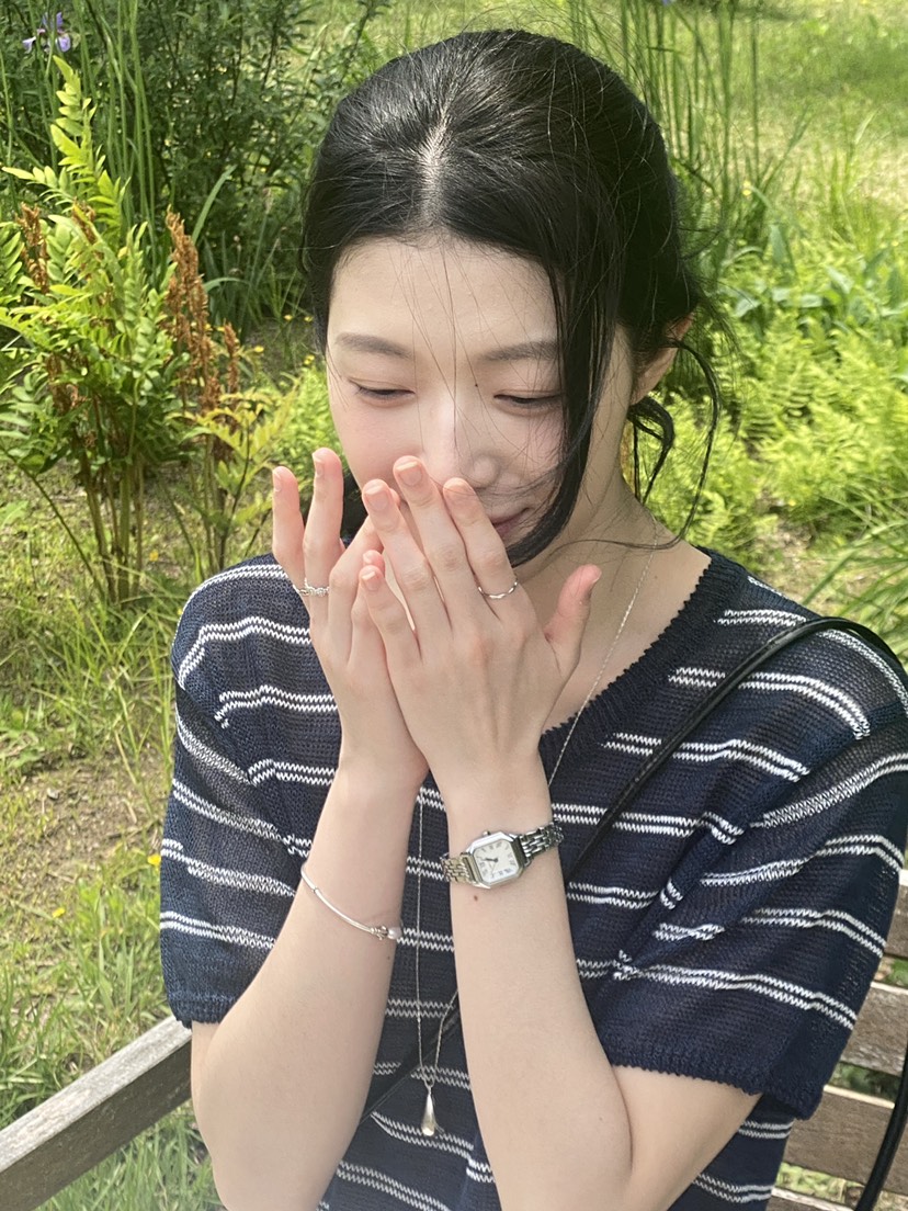 ERUME韓國直郵實拍女士新品人氣時尚26夏季26春夏針織衫亞麻布ERUME針織衫