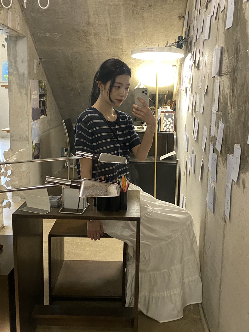 ERUME韓國直郵實拍女士新品人氣時尚26夏季26春夏針織衫亞麻布ERUME針織衫