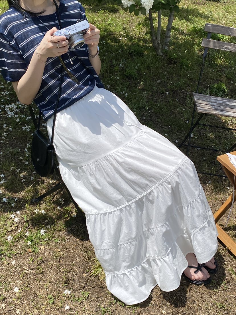 ERUME東大門實拍韓國女士新款職業26春夏時尚休閑人氣長裙ERUME長裙