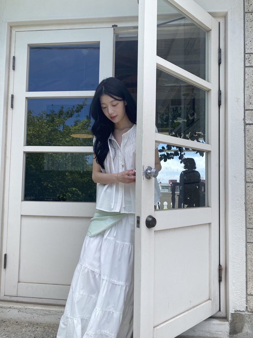 ERUME東大門實拍韓國女士新款職業26春夏時尚休閑人氣長裙ERUME長裙