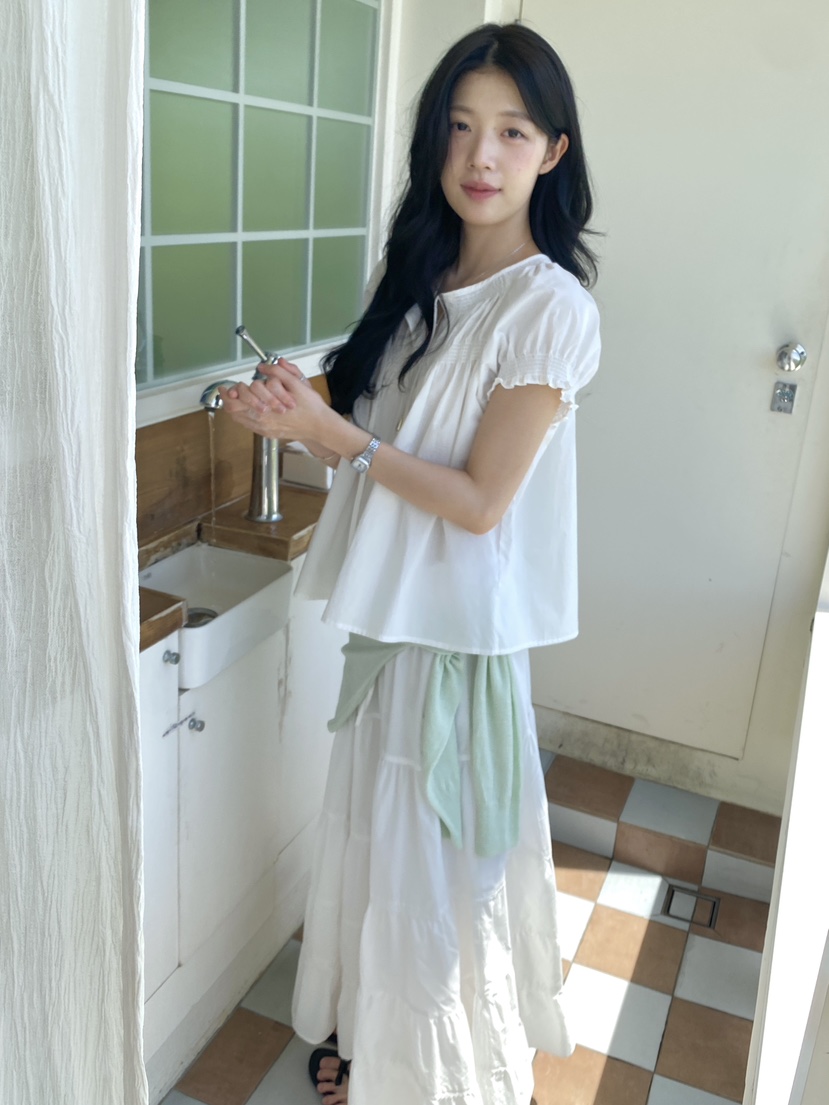 ERUME東大門實拍韓國女士新款職業26春夏時尚休閑人氣長裙ERUME長裙
