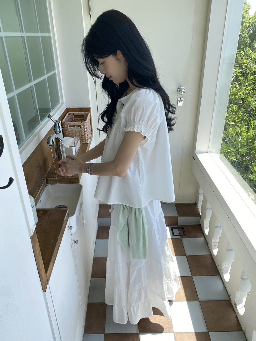 ERUME東大門實拍韓國女士新款職業26春夏時尚休閑人氣長裙ERUME長裙