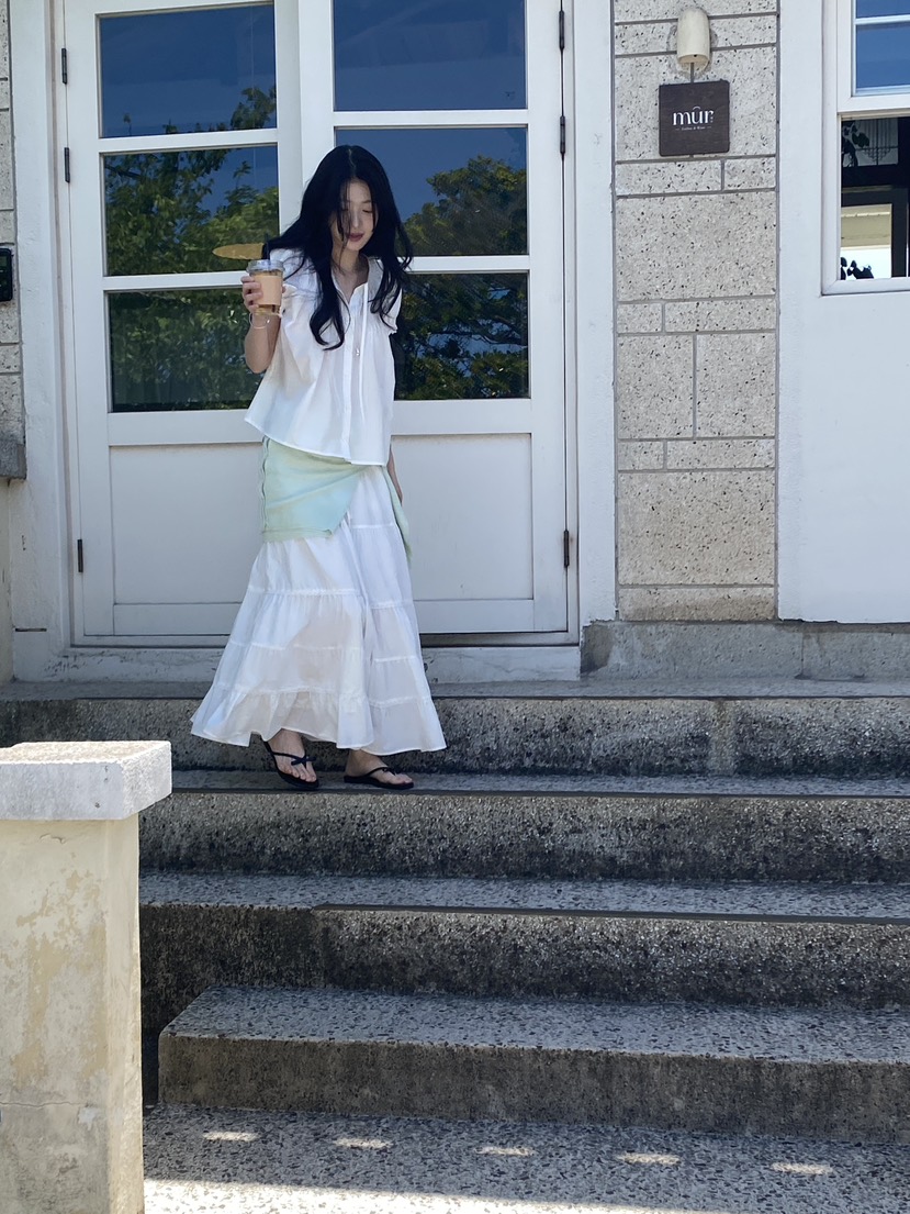 ERUME東大門實拍韓國女士新款職業26春夏時尚休閑人氣長裙ERUME長裙