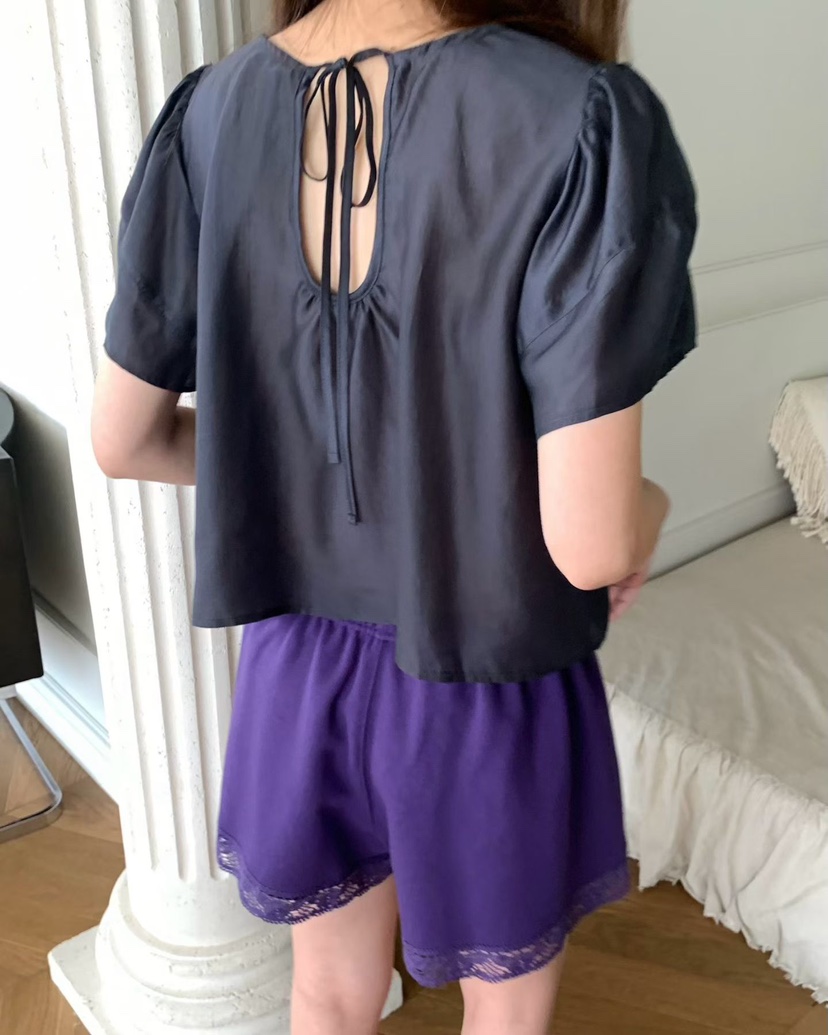 PEBBLE韓國代購女裝新款休閑26夏季推薦時尚熱賣襯衫蕾絲衫PEBBLE襯衫/蕾絲衫