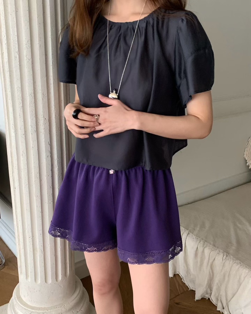 PEBBLE韓國直郵實拍女裝新款人氣熱賣職業時尚休閑推薦短褲PEBBLE短褲