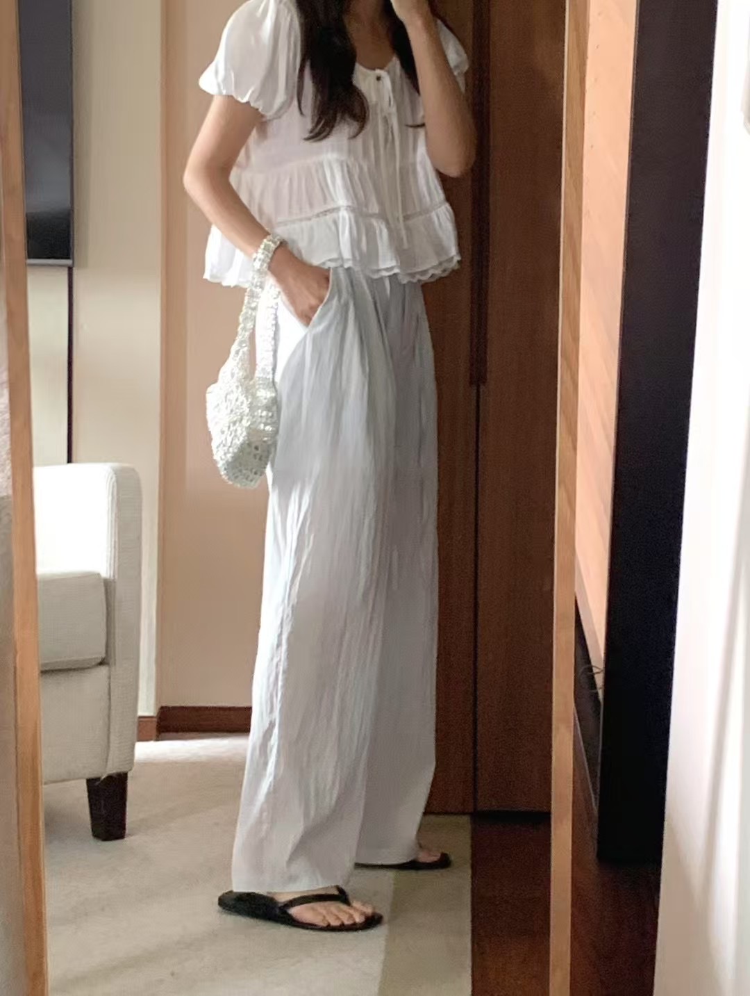LITER韓國直郵女裝新款26夏季熱賣26春夏休閑時尚推薦休閑褲LITER休閑褲