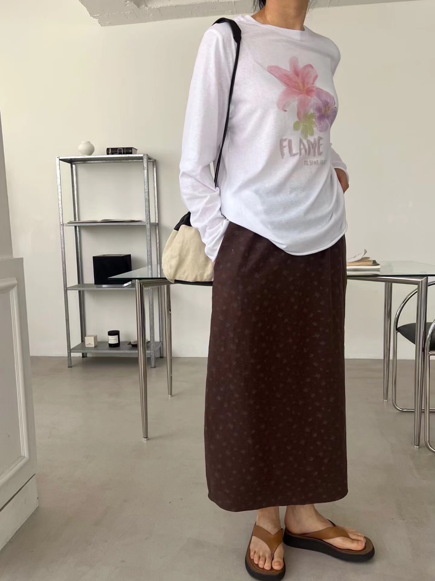 ALOHA-OT韓國直郵女裝新品時尚推薦職業人氣休閑26春夏長裙ALOHA-OT長裙圖色2