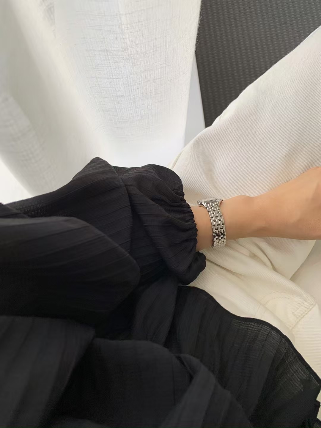 LITER東大門實拍韓國女士新款26春夏職業休閑推薦襯衫蕾絲衫LITER襯衫/蕾絲衫