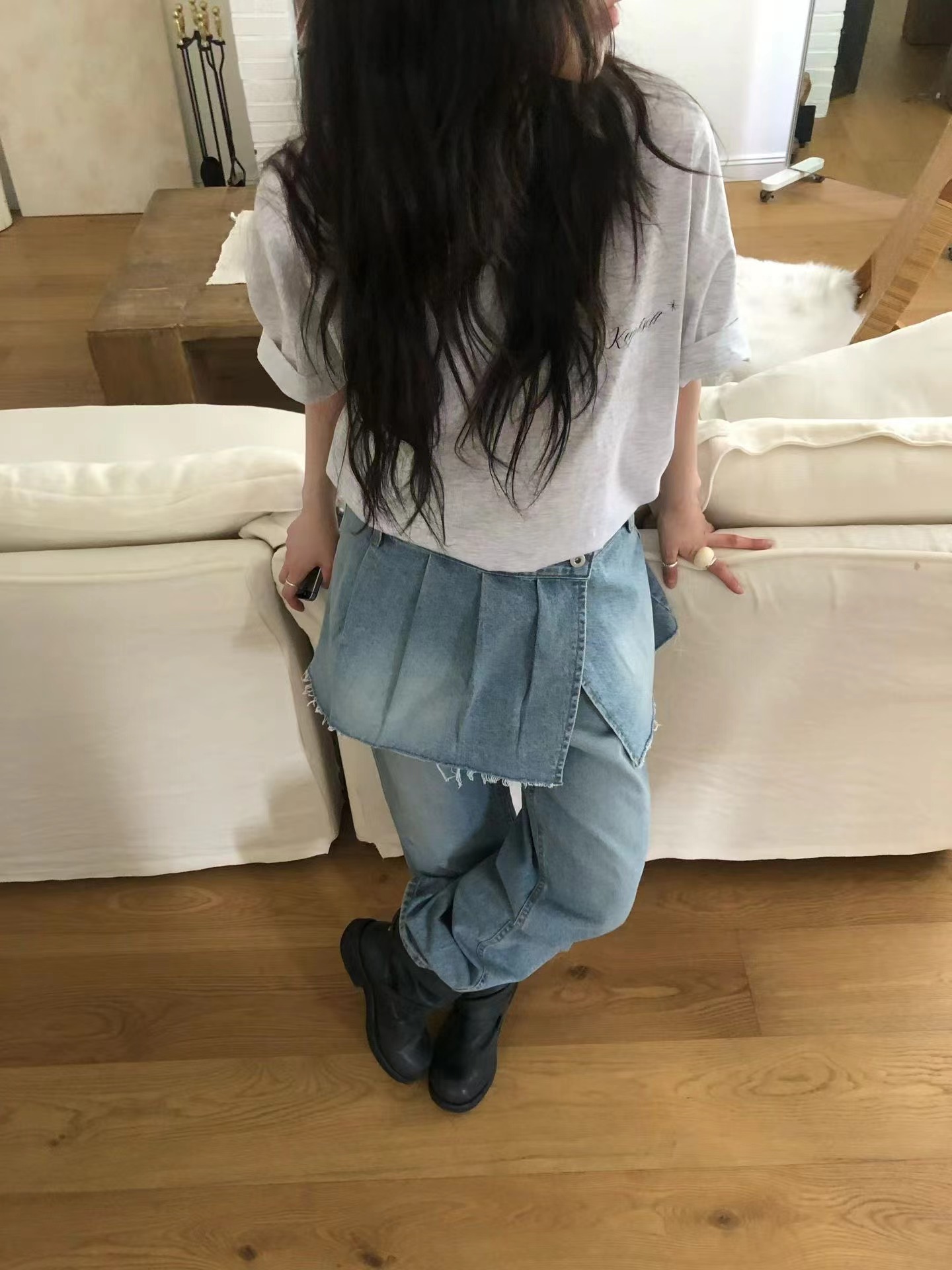 ALEWK韓國直郵實拍女士新品熱賣26春夏時尚職業人氣休閑T恤ALEWKT恤