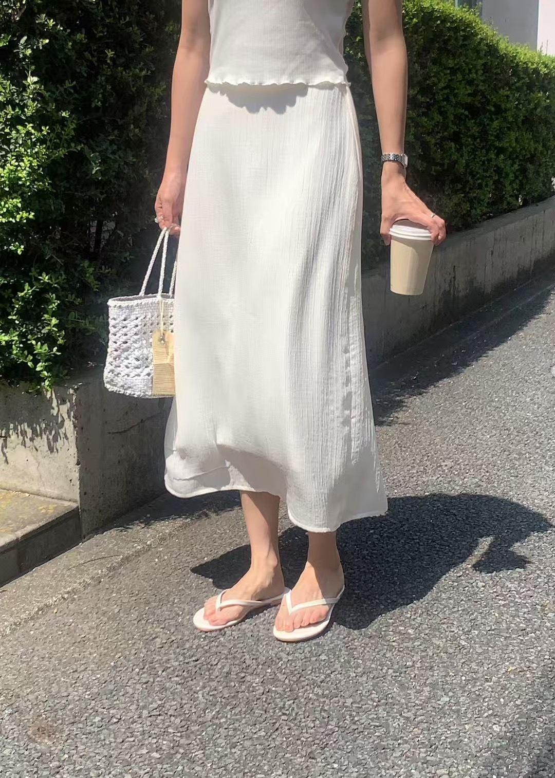LITER韓國東大門代購女裝新品時尚人氣推薦26春夏休閑長裙LITER長裙