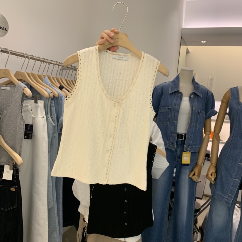 PHILO韓國直郵實拍女士新品職業26春夏26夏季時尚吊帶背心PHILO吊帶/背心圖色2