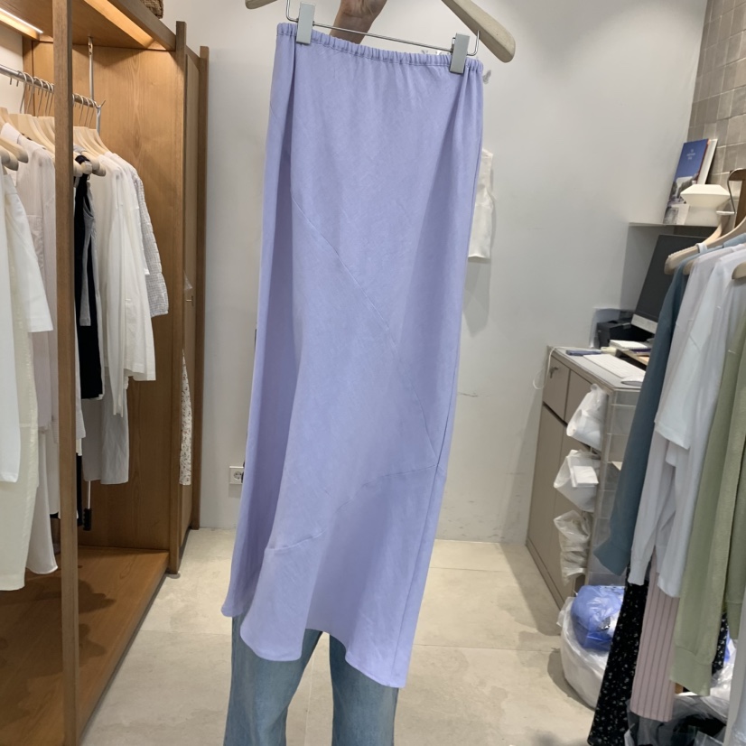 VELVET UNDERGROUND韓國直郵實拍女裝新款26夏季長裙亞麻布VELVET UNDERGROUND長裙