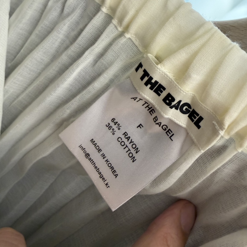 AT THE BAGEL韓國直郵女士新品人氣時尚職業休閑推薦長裙AT THE BAGEL長裙