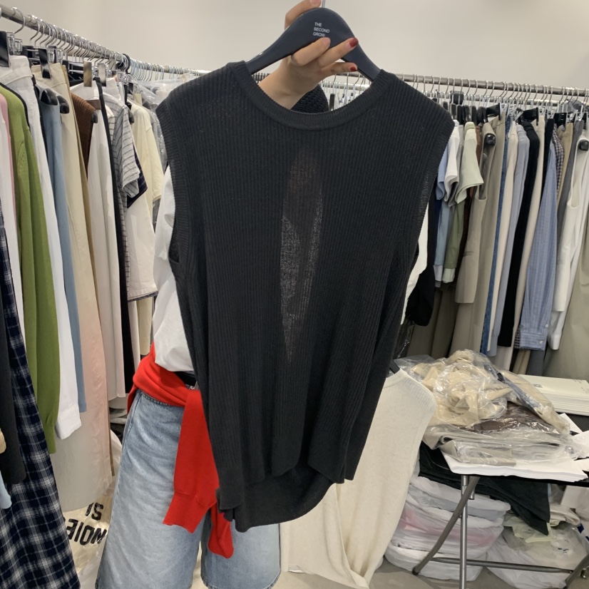 THE SECOND GROW韓國代購女裝新品休閑職業26春夏熱賣馬甲THE SECOND GROW馬甲圖色3