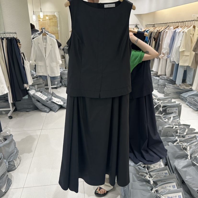 BLUEI-D/N SHARP韓國東大門直郵女士新品26春夏連衣裙Blue i-d/N SHARP連衣裙圖色3黑色