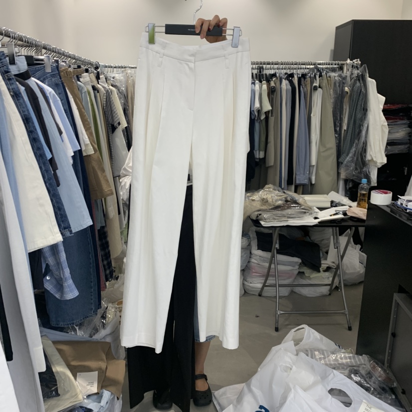 THE SECOND GROW韓國直郵女士新品休閑職業推薦休閑褲亞麻THE SECOND GROW休閑褲圖色1