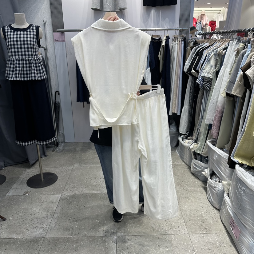 BLOOM東大門實拍韓國女裝新品熱賣26夏季推薦套裝系帶套裝BLOOM-Q套裝