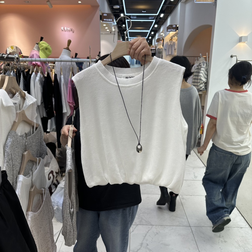 BLOOM韓國東大門代購女士新款職業時尚26春夏吊帶背心亞麻BLOOM-Q吊帶/背心圖色2