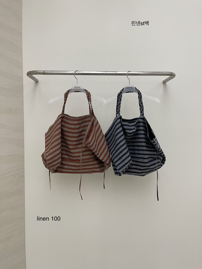 ATMOSPHERE東大門實拍韓國女士新品推薦單肩斜跨包亞麻布ATMOSPHERE/BLING單肩/斜跨包