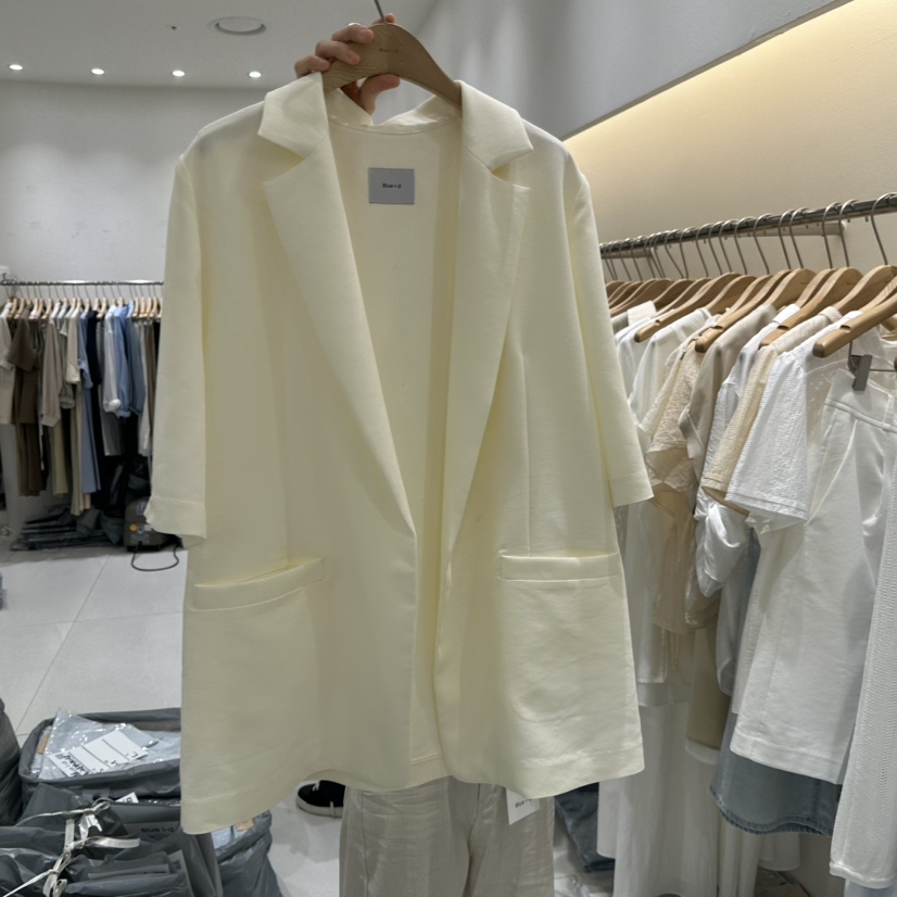 BLUEI-D/N SHARP韓國代購女裝新品職業26夏季熱賣夾克Blue i-d/N SHARP夾克圖色1