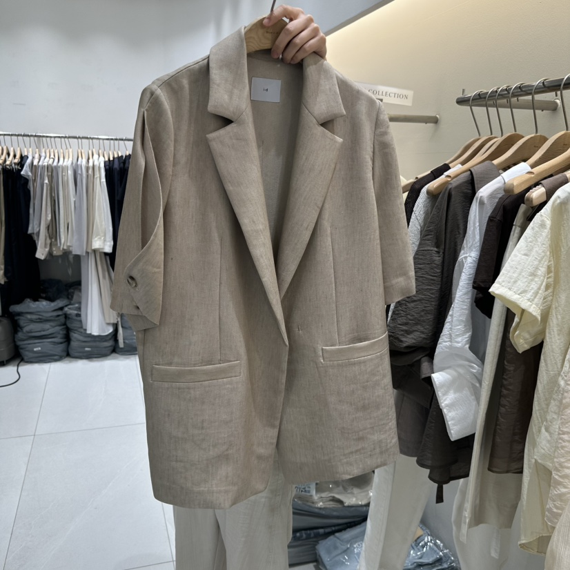 BLUEI-D/N SHARP韓國代購女裝新品職業26夏季熱賣夾克Blue i-d/N SHARP夾克圖色2