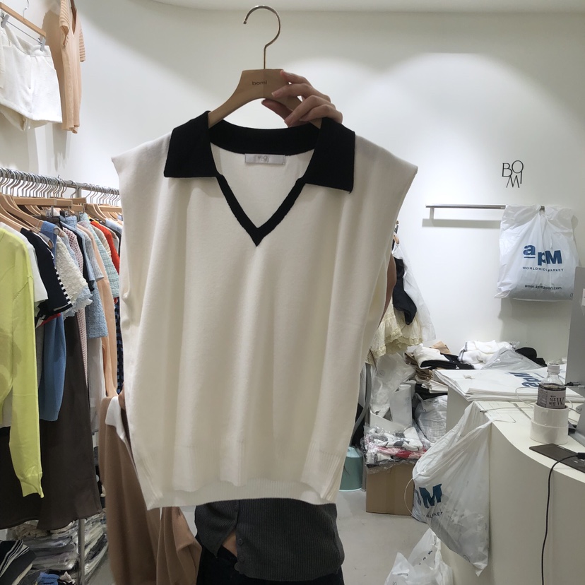 BY BOMI韓國代購女士新款職業休閑26春夏推薦熱賣針織衫BY BOMI針織衫圖色3